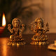Ganesh Lakshmi Brass Idol combo (Pure Brass, 2 inch)