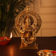 Ganesh Laxmi Combo (Pure Brass, 7 Inch)